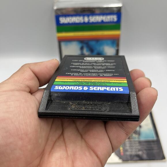 Vtg Intellivision Video Game Swords & Serpents w/ Box Manual & Cartridge IMagic - Picture 11 of 16